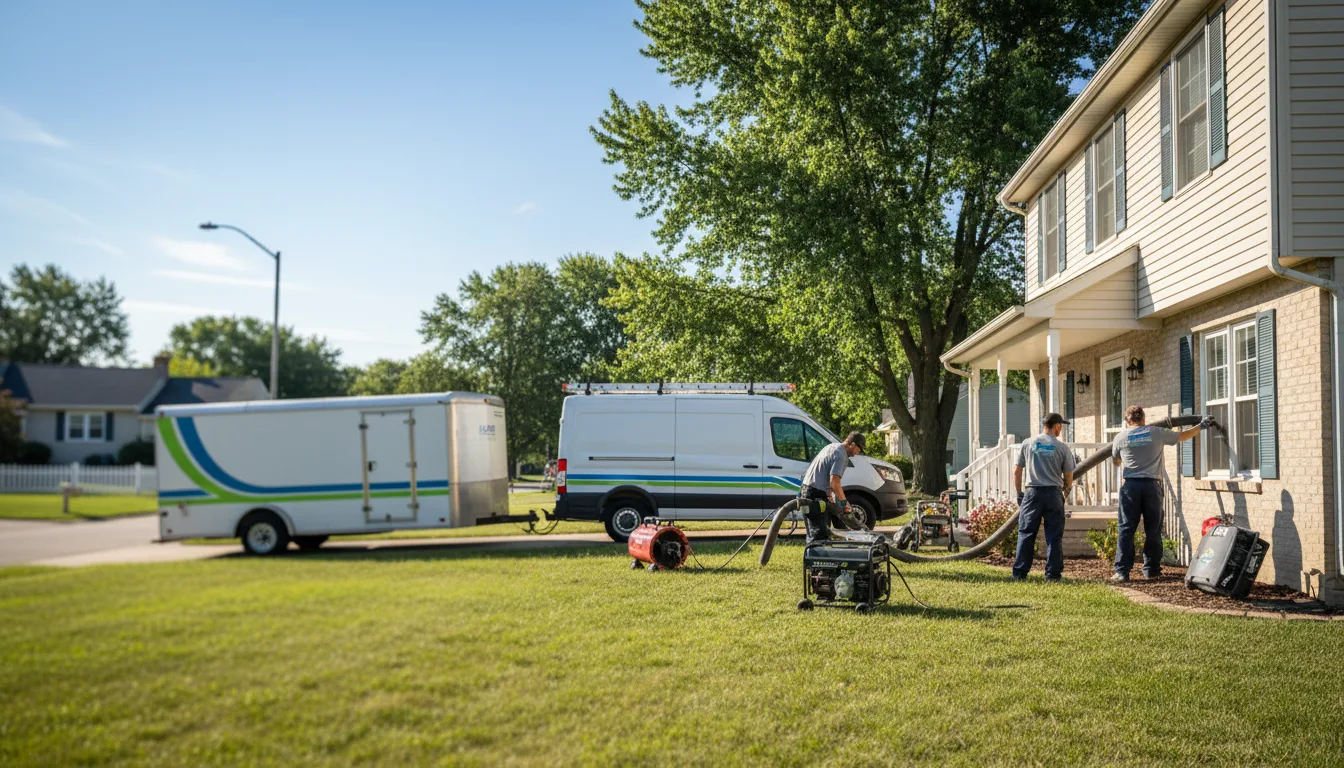 Flooded Basement Restoration And Cleanup With Repair in Stanwood, MI near me